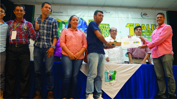 Alumnos del ITCancún obtienen 2° Lugar en el 1er Rally Internacional de Medio Ambiente y Desarrollo Sustentable 2016