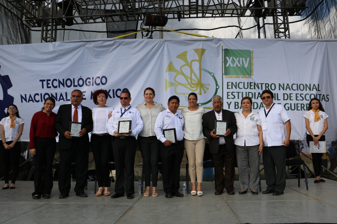Clausura del XXIV ENCUENTRO NACIONAL ESTUDIANTIL DE ESCOLTAS Y BANDAS DE GUERRA DEL TECNM 2018