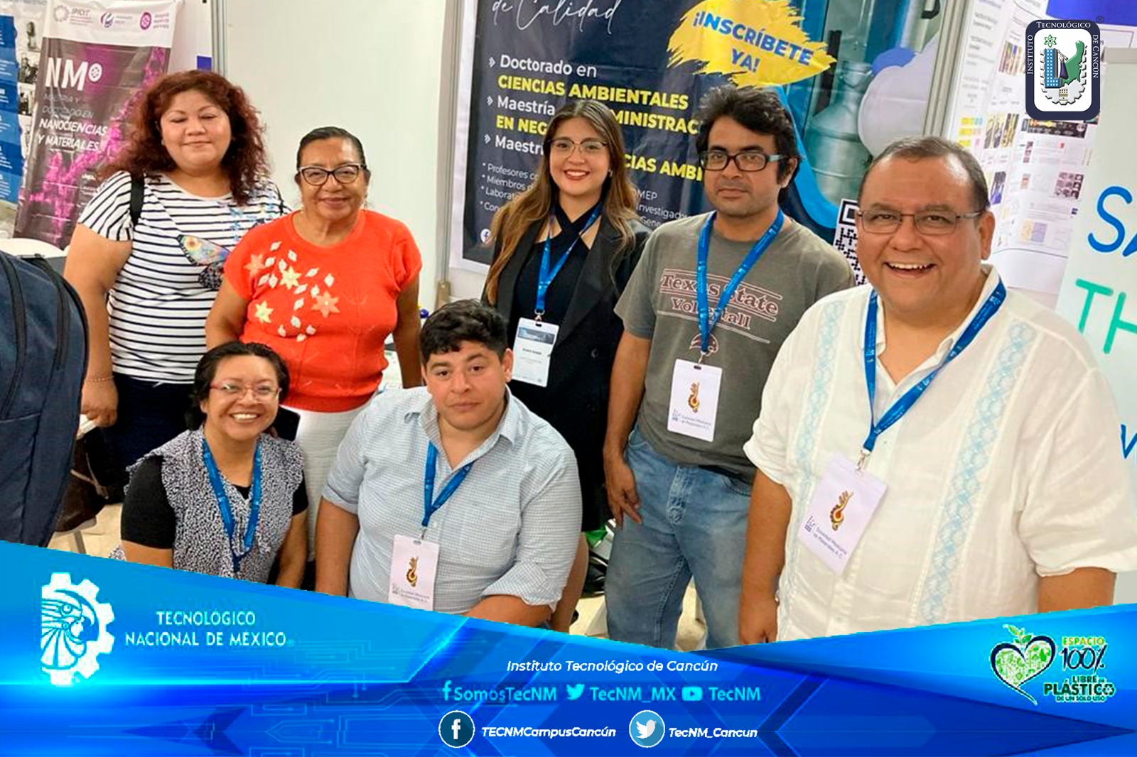 El #TecNMcampusCancún participó del 14 a l6 de agosto en la Expo Posgrados